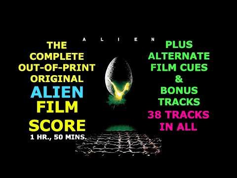 ALIEN Out-of-Print Film Score ~ 38 Tracks with Images (1 hr., 50 mins.)