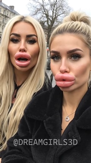 DreamGirls3D 💋 on Instagram: "🌸 Your Daily Plastic-Positive Inspiration. 🌸 #biglipsdontcare #hyperfeminine #lipgoals #perfectpout #enhancedlips #beautyenhancements #lipfiller"