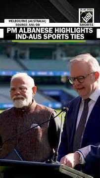 Watch! Australian PM Anthony Albanese highlights India-Australia sports ties
