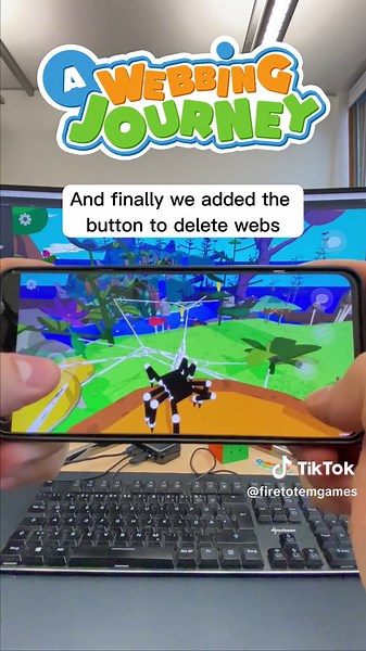 Enhanced Mobile UI for A Webbing Journey Game