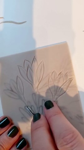 Linoldruck Krokusse - florales Design - Frühlingsblumen - Linolschnitt mit Blumen - Linodruck, 19,5 x 13,3 cm, Farbe personalisierbar - Etsy.de