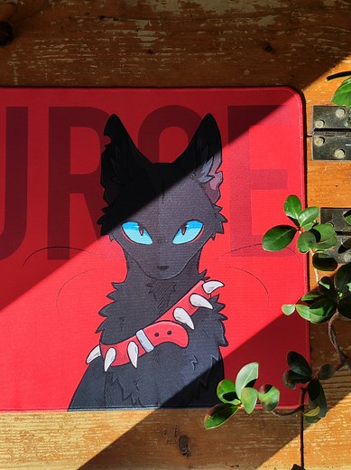 Scourge Mouse Pad XXL for Warrior Cats Fans