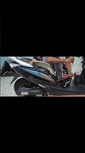 ev Scooter battery install #install #evscooter #evpower#electronic #electricvehicle #ytshorts #yt