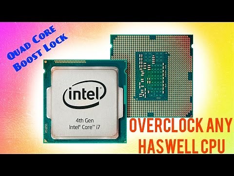 Overclocking non K Haswell CPU - Locking Turbo Boost