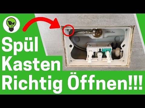 Spülkasten Öffnen ✅ TOP ANLEITUNG: Wie WC Drückerplatte & Unterputz Betätigungsplatte Demontieren???
