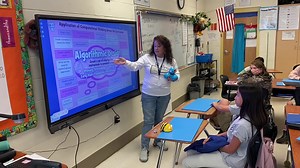 2.7K views · 47 reactions | Block coding and building simple computer commands are part of the elementary curriculum in Mobile County Public Schools. Mrs. Dawes, media specialist at St. Elmo Elementary School, explains why the term "algorithm" shouldn't seem mysterious. #AimForExcellence #LearningLeading | Mobile County Public Schools | Facebook
