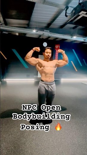 NPC Open Bodybuilding Posing Practice 🔥💪 #bodybuilding
