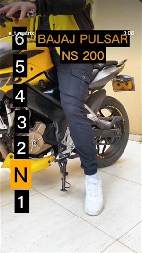 BAJAJ PULSAR NS 200 TOP SPEED ☠️🔥