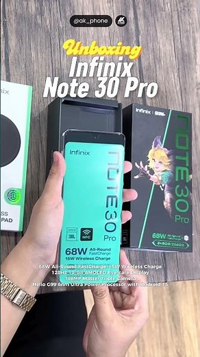 Unboxing Infinix Note 30 Pro