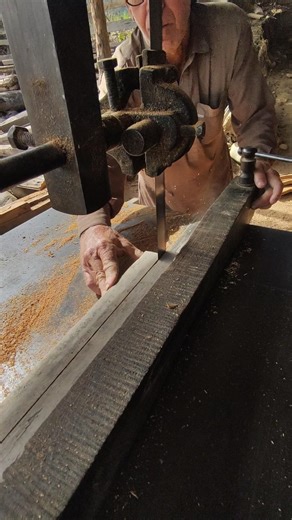 Amazing! This is a luxurious and very dangerous wooden stump #sawmill #wood #woodcutting