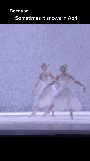 Magical Snow Scene from Helgi Tomasson's Nutcracker