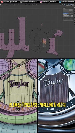 Blender Modeling Timelapse