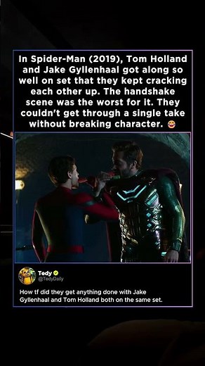 In Spider-Man (2019), Tom and Jake got along so well on set that they kept cracking each other up