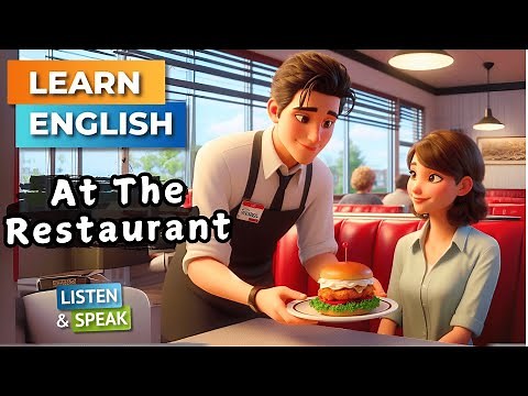 Conversation At The Restaurant | English Questions & Answers | Speaking Practice | Conversation .