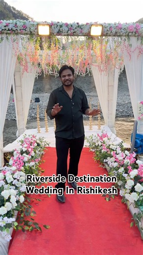 Riverside Destination Wedding in The Green Lemon Resort Rishikesh #destinationwedding #resort #love