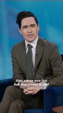 Troy Iwata takes a look at France's latest road hazard: drunken deer #dailyshow