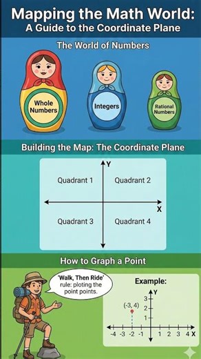 🔢 Master the Coordinate Plane! | Grade 6 Math #shorts