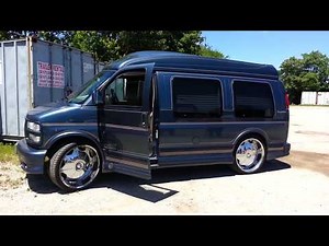 High Top Box Chevy Van on 26s