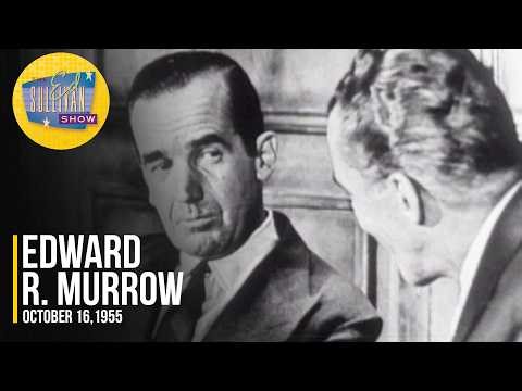 Edward R. Murrow Talks About Winston Churchill, General Eisenhower & WW2 | Ed Sullivan