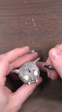 How to Make a Cat Out of Sculpey Polymer Clay #clay #polymerclay #sculpture #tutorial #cats #art