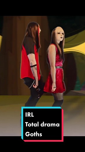 Total Drama Goths Crimson and Ennui Cosplay IRL