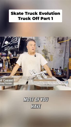 Grind King on Instagram: "In Part 1 of our Truck-Off series, Donald breaks down: • How skate trucks are manufactured • Sand casting vs die casting vs permanent mold casting • A brief history of skateboard and truck evolution • Why engineering decisions still shape modern skating This episode is about context and fundamentals — understanding the process before making comparisons. Part 2 is where we take this foundation and start comparing modern skate trucks side by side. Watch now. Link in bio. 