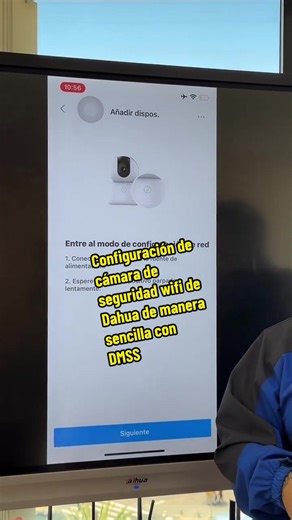 Configuración de cámara de seguridad wifi de Dahua con DMSS