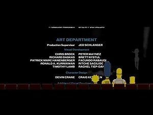 The Simpsons Theater Monsters Vs Aliens End Credits