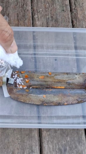 Easy ways to remove rust from knives.