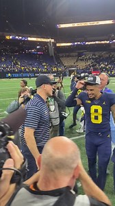 Jim Harbaugh & Ronnie Bell - All Smiles & Big Ten Champs! #GoBlue〽️ | Michigan Football on UMGoBlue