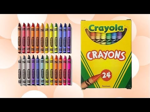 All 24 Crayon Colors Revealed! 🌈✨