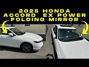 2025 Honda Accord EX Power Folding Mirrors