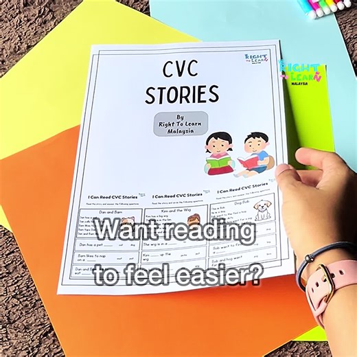 19 Easy CVC Stories for Early Readers at Home