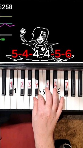 Death by Glamour Undertale Piano Tutorial #shorts