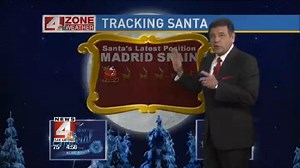 SANTA TRACKER: See how far Santa is from San Antonio