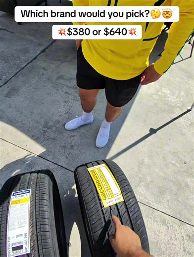 $380 All 4 New Tires Installed — Groundspeed VS Goodyear