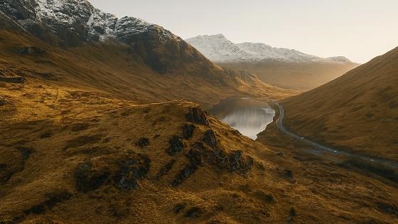 Glencoe Valley, Scotland – Aerial Footage in 4K