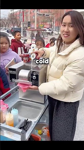Liquid Turns Into Ice Cream Instantly