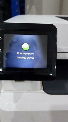 How to check toner supply status on HP Laserjet Pro MFP M277dw #shorts #printer #viral #trending