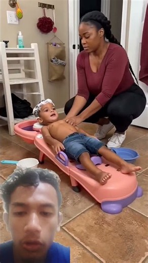 Mom, give me a bath