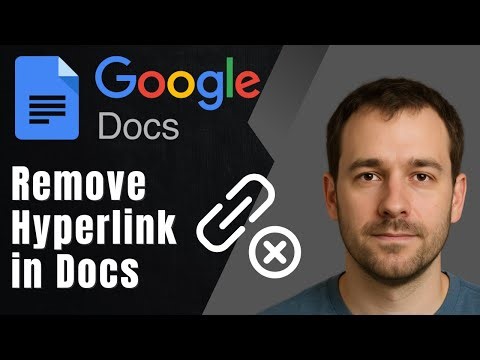 How to Remove a Link in a Document in Google Docs (2025 Quick Guide)