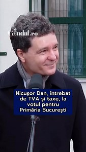 Nicușor Dan, întrebat de TVA și taxe, la votul pentru Primăria București #tva #nicusordan #news #romania #gandul | Gandul