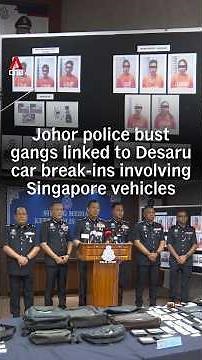 Johor police bust gangs linked to Desaru car break-ins involving Singapore vehicles
