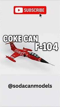 Coke Can ➡️ F-104 Starfighter | Perfect 4th of July DIY Craft!