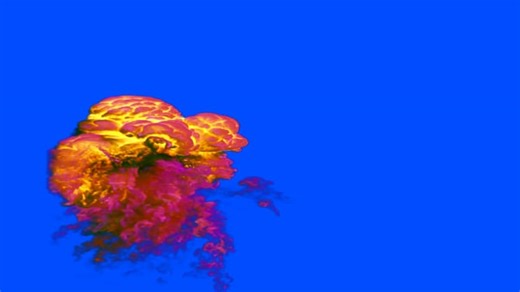 Explosion, Fire, Fireworks. Free Stock Video