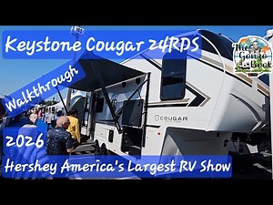 Q65-25 A 2026 Keystone Cougar 24RDS Walkthrough at the Hershey America's Largest RV Show.