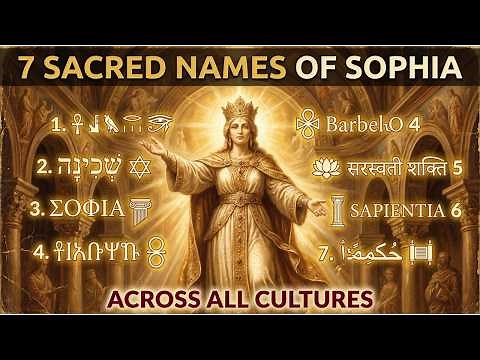 The 7 Sacred Names of Sophia Across All Cultures — Egyptian, Hebrew, Greek, Gnostic (All Revealed)