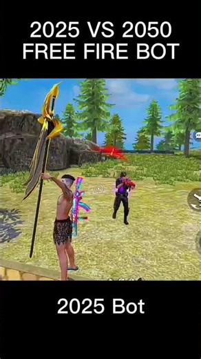 2050 wale bot ne shock kr diya 🤣😅 | 2025 vs 2050 FF bot | Z gamerz