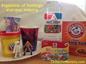 Explosion of Feelings: Volcano Making - Child Life Mommy