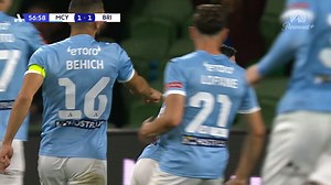 102K views · 4.3K reactions | Chest ➡️ head ➡️ finish Three magical Marco touches put us level 朗  10 Football | #MCYvBRI | Melbourne City FC | Facebook